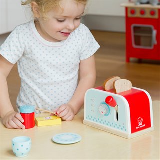 Broodrooster set - rood